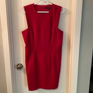 French Connection dress. Size US 10. Dark pink.